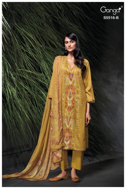 Ganga sherin 5516 online dress materials at wholesale price